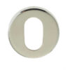 Stainless Steel Oval Profile Escutcheons Grade 304 52x8mm Polished Stainless Steel