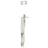 Stainless Steel Lever Action Flushbolts Square Forend 150x20mm Polished Stainless Steel