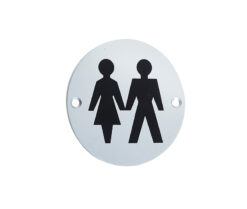 Stainless Steel Unisex Symbol 75mm Satin Anodised Aluminium