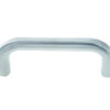 Stainless Steel 19mm D Shape Pull Handles Grade 304 B/T Fixing 150x19mm Satin Stainless Steel