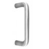 Stainless Steel 22mm D Shape Pull handles Grade 304 225x22mm Satin Stainless Steel