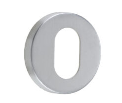 Stainless Steel Oval Profile Escutcheons Grade 201 52x8mm Satin Stainless Steel