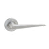 Meteor Door Handle on Rose Grade 304 Satin Stainless Steel