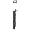 Lever Action Radius Flush Bolt 150x20mm Dark Bronze