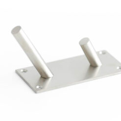 Stainless Steel Hat & Coat Hooks 94x46mm Satin Stainless Steel
