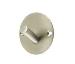 Single Robe Hook 45mm Satin Stainless Steel