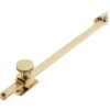 Jedo Sliding Screw Down Casement Stays 250mm Polished Brass