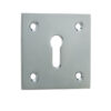 Jedo Square Open Escutcheon 50x50mm Polished Chrome