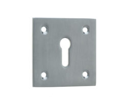 Jedo Square Open Escutcheon 50x50mm Satin Chrome