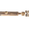 Jedo Architectural Slide Door Bolts 150x35mm Antique Brass