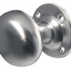 Jedo Mushroom Mortice Door Knobs 51mm Diameter 51mm Satin Chrome