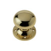 Jedo Mushroom Mortice Door Knobs 57mm Diameter 57mm Polished Brass