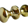 Contract Rim Door Knob Polished Brass