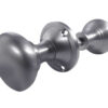 Contract Rim Door Knob Satin Chrome