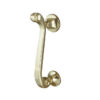 Jedo Scroll Door Knockers 135mm Polished Brass
