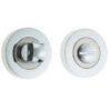 Jedo Dual Turns & Releases 50mm Round Rose no Indicator Polished Chrome / Satin Nickel