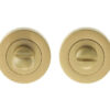 Jedo Designer Turns & Releases 50mm Round Rose no Indicator 50x10mm Satin Brass