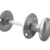 Jedo Bathroom Turn & Release for use with Deadbolts 5mm spindle Satin Chrome