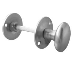 Jedo Bathroom Turn & Release for use with Deadbolts 5mm spindle Satin Chrome