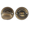 Jedo Oval Ringed Turn & Release 40mm Antique Brass