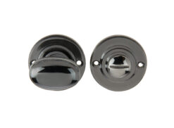 Jedo Oval Ringed Turn & Release 40mm Polished Black Nickel