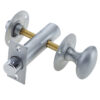 Jedo Bathroom Bolt C/W Mortice Bolt Satin Chrome
