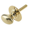 Jedo Turns for Mortice Rackbolts 50mm Polished Brass