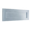 Jedo Plain Letterplates 254x100mm Satin Chrome