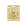 Jedo 38x50mm Flush Rings 38x50mm Polished Brass