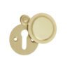 Jedo Round Covered Escutcheon 32mm Satin Brass