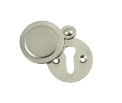 Jedo Round Covered Escutcheon 32mm Satin Nickel