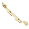 Victorian Casement Stays 200mm Polished Brass