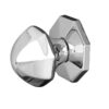 Jedo Bayswater Centre Door Knobs 65mm Polished Chrome