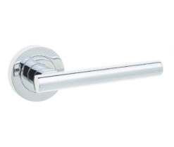 Petra Door Handles Polished Chrome