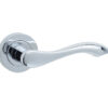 Gamma Door Handles Polished Chrome