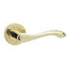 Gamma Door Handles Brass Finish