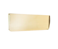 Jedo Plain Inner Door Tidies 400x126mm Polished Brass