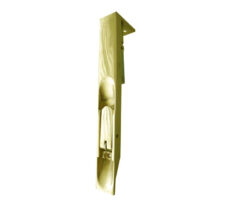 Jedo Brass Lever Action Flushbolts 250x20mm Polished Brass