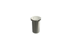 Jedo Brass Dust Proof Spring Floor Bolt Socket 25x40mm Satin Nickel