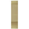 Jedo Plain Fingerplates 305x75mm Polished Brass