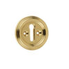 Jedo Parisian Standard Keyway Escutcheon 42mm Polished Brass