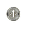 Jedo Parisian Standard Keyway Escutcheon 42mm Satin Nickel