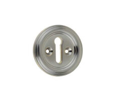 Jedo Parisian Standard Keyway Escutcheon 42mm Satin Nickel