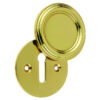 Jedo Parisian Covered Escutcheon 42mm Polished Brass