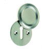 Jedo Parisian Covered Escutcheon 42mm Satin Nickel