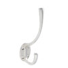 Jedo Solid Brass Hat & Coat Hook 142mm Satin Nickel