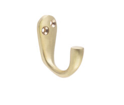Jedo Single Robe Hooks 44mm Satin Brass