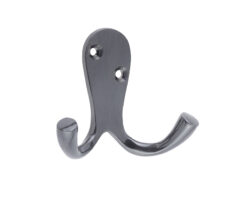 Jedo Double Robe Hooks 53mm Dark Bronze