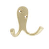 Jedo Double Robe Hooks 53mm Satin Brass