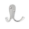 Jedo Double Robe Hooks 53mm Satin Nickel